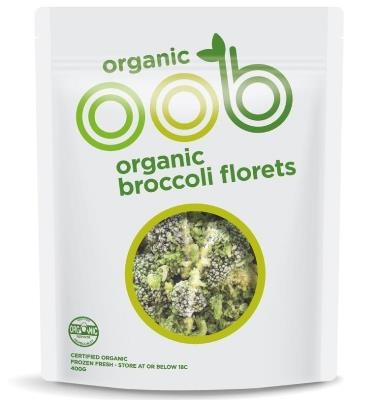 Oob Frozen Organic Broccoli 370g