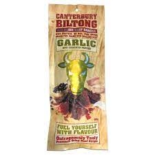 Canterbury Biltong Garlic 100g