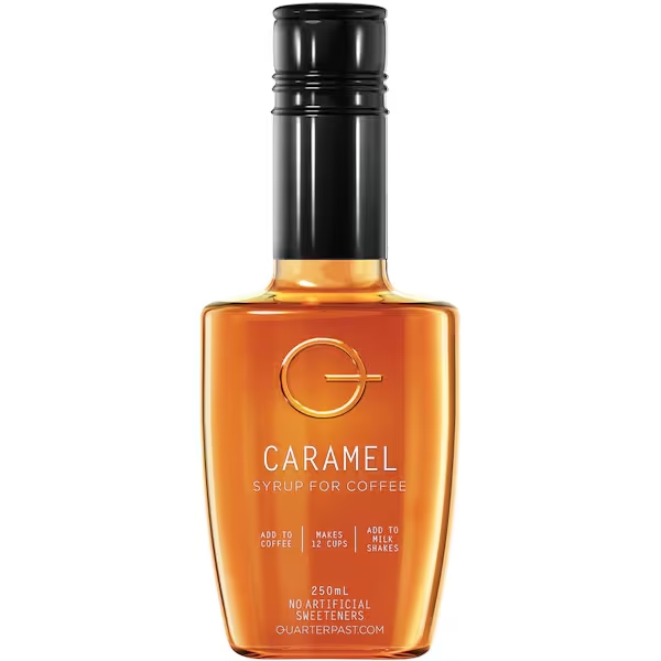 Quarterpast Syrup Coffee Syrup Caramel 250ml