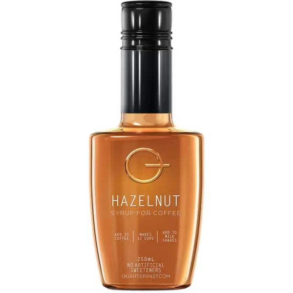 Quarterpast Syrup Coffee Syrup Hazelnut 250ml