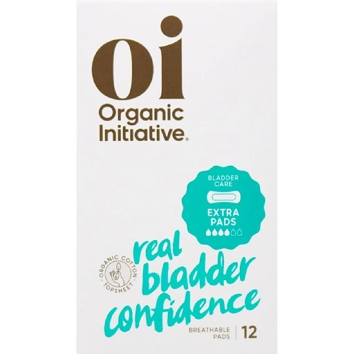 Organic Initiative Bladder Care Pads Extra 12 Pack