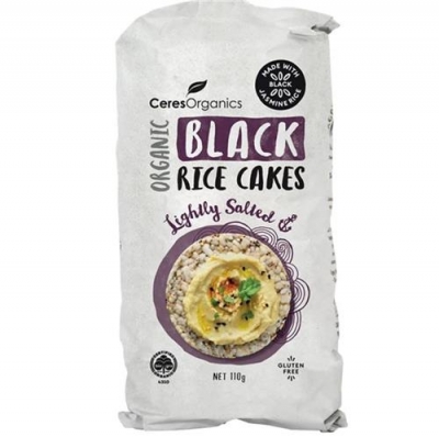 Ceres Organic Black Rice Cakes 110g