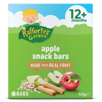 Rafferty's Garden Snack Bars Apple 12+ Months 8 Pack 128g