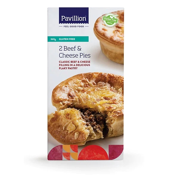 Pavillion Beef & Cheese Pie Gluten Free 360g