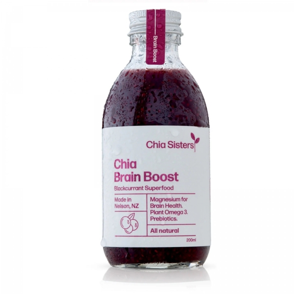 Chia Sisters Brain Boost Blackcurrant Superfood 200ml
