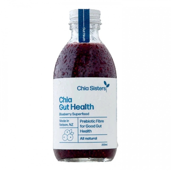 Chia Sisters Gut Health Blueberry Superfood 200ml (Wellbeing)
