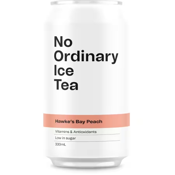No Ordinary Iced Tea Peach 330ml | Adelaide's Finest Supermarkets