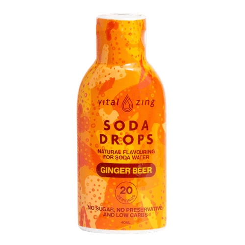 Vital Zing Soda Drops Ginger Beer 40ml