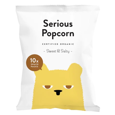 Serious Popcorn Sweet & Salty 10 Pack 120g