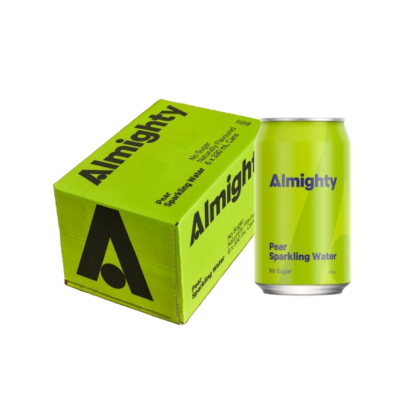 Almighty Sparkling Water Pear 6 x 330ml