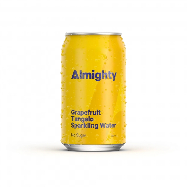 Almighty Sparkling Water Grapefruit Tangelo 330ml