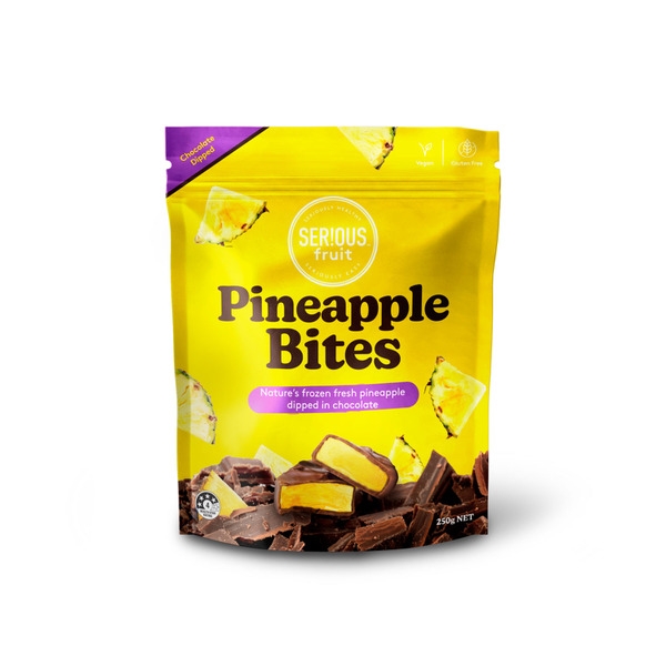 Serious Fruit Pineapple Bites In Chocolate 250g