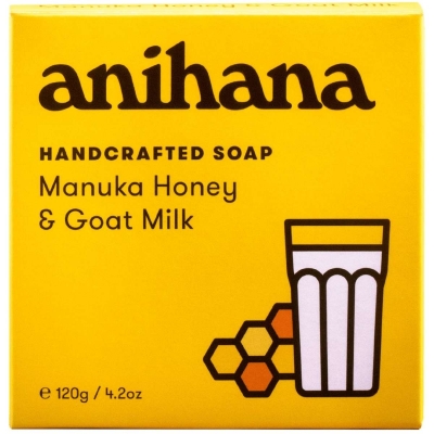 Anihana Soap Bar Manuka Honey & Goats Milk 120g