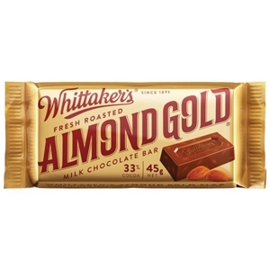 Whittaker's Chocolate Bar Almond Gold 45g