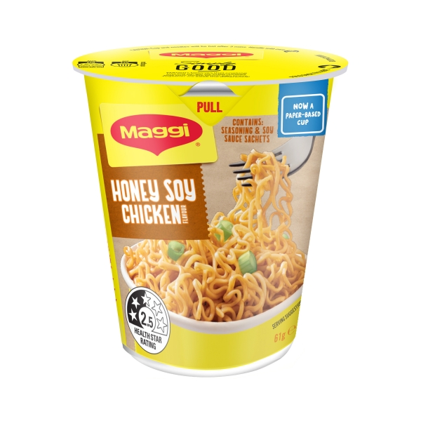 Maggi 2 Minute Noodles Honey Soy Chicken Cup 61g