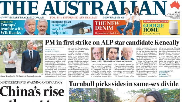 The Australian Newspaper Weekday