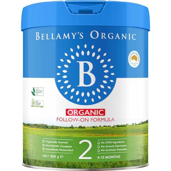 Bellamy's Organic Formula Stage 2 800g | Adelaide's Finest